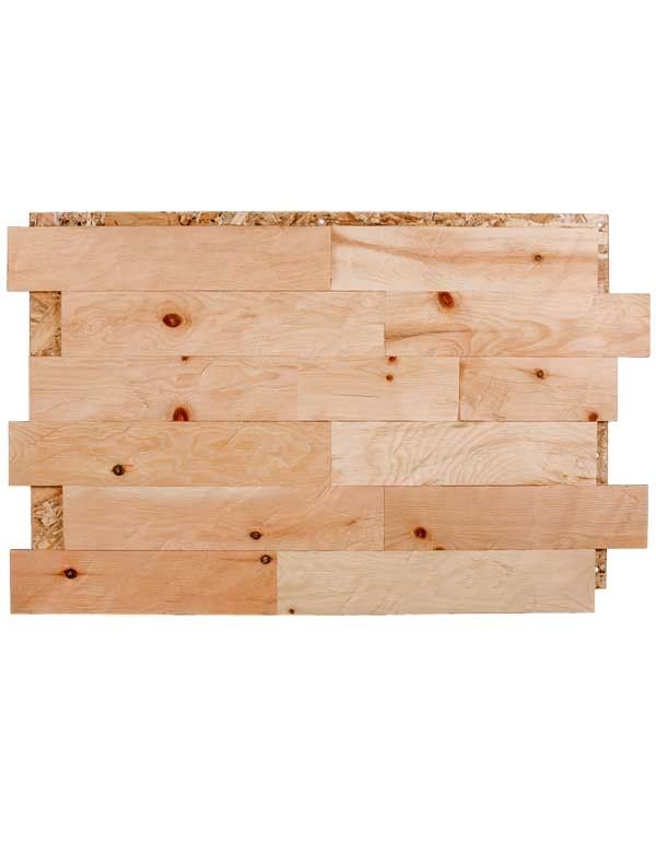 Holz Wandverkleidung - Spaltholz Zirbe gehackt