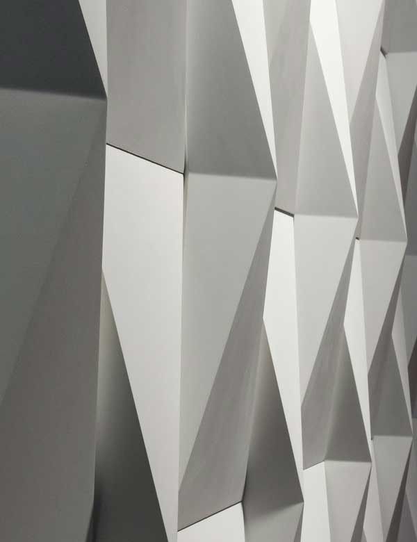 Wandverkleidung ORIGAMI Betonstein