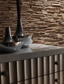 Wandverkleidung Stein Pizarra Alpes Panel Piedra